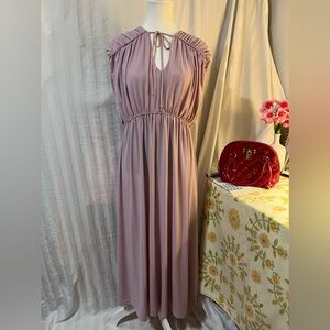 H&M Classy Summer Dreamy Purple Long Rutched Dress